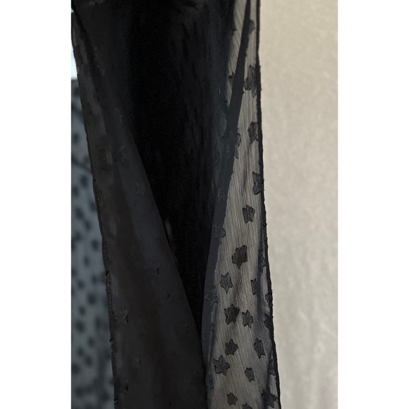 Lane Bryant Long Black Sheer Dress Swimsuit Kimono Shaw Cover Up - Picture 3 of 8